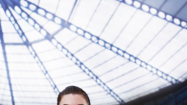 Ji So-yun, Fran Kirby and Karen Carney during a photoshoot unveiling Chelsea's kit for the 2019/20 season (Nike)