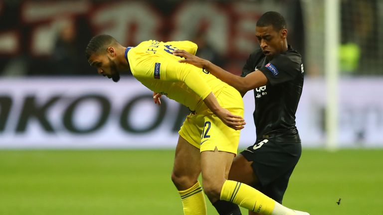 Ruben Loftus-Cheek in action at Eintracht Frankfurt