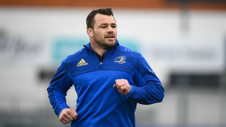 16 April 2019; Cian Healy during Leinster squad training at Energia Park in Donnybrook, Co Dublin. Photo by David Fitzgerald/Sportsfile