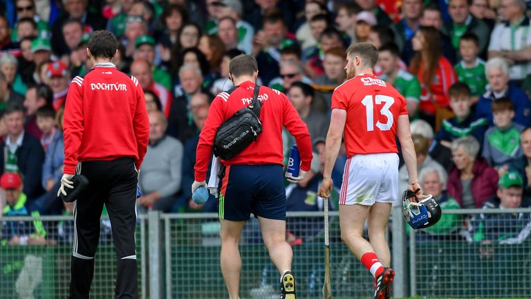 Lehane was forced ashore early in the first half of Sunday's clash with Limerick