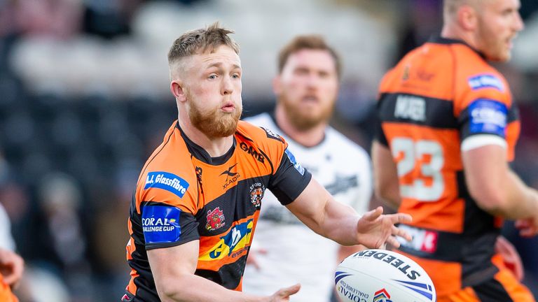 Cory Aston registered a consolation try for Castleford but they were well beaten