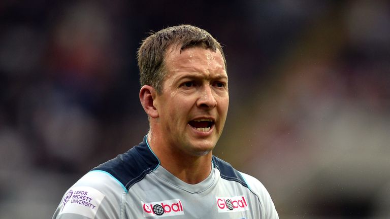 Danny McGuire at St James' Park on May 30, 2015 in Newcastle upon Tyne, England.