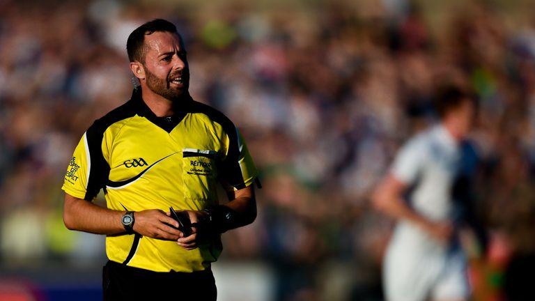 Referee David Gough was among those to lead the drive within the GAA