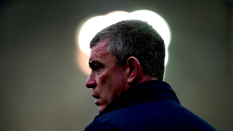Dean Ryan, Director of Rugby of Worcester Warriors looks on ahead of the Aviva Premiership match between Bath Rugby and Worcester Warriors at the Recreation Ground on December 27, 2015 in Bath, England.