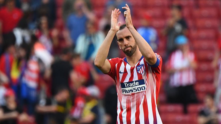 Diego Godin has announced he will leave Atletico Madrid at the end of the season