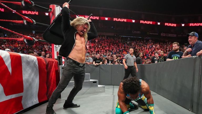 Xavier Woods brawled with Dolph Ziggler on Raw