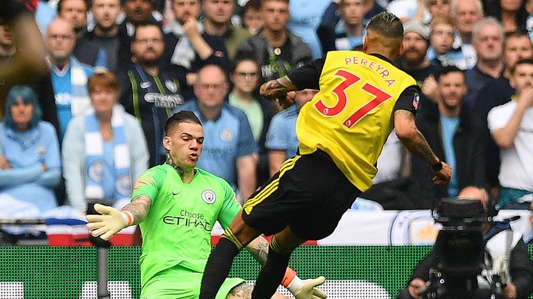 Ederson denies Pereyra