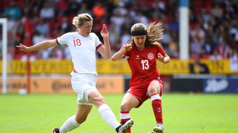 Ellen White started for England against Denmark