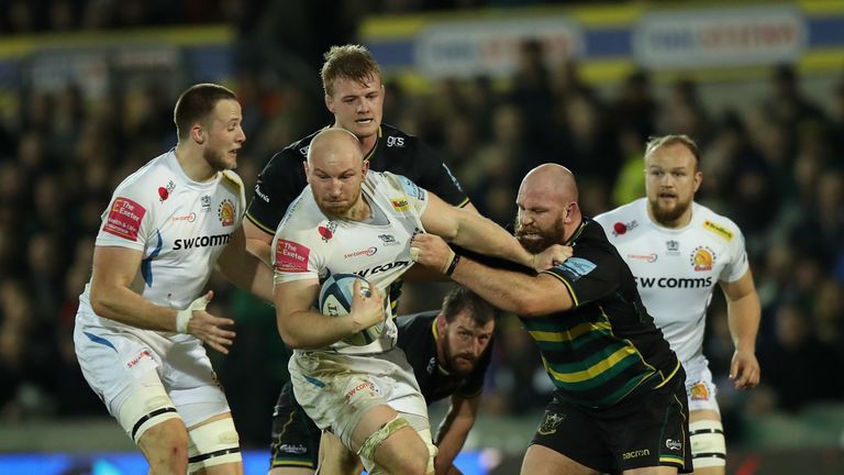 Exeter Chiefs take on Northampton Saints this weekend in a key clash