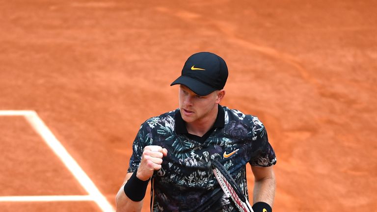 Kyle Edmund in first round action