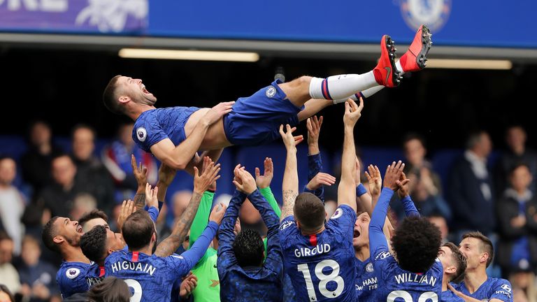 Gary Cahill was given 'the bumps' by his teammates