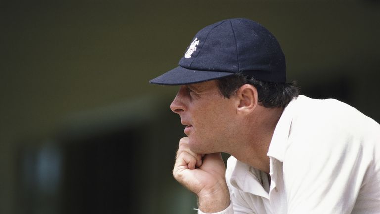 England and Yorkshire batsman Geoff Boycott looks on during at tour to the West Indies in 1981. 