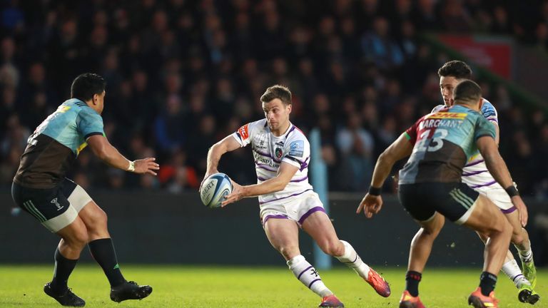 George Ford kicked 14 points for Leicester to help them earn a losing bonus point