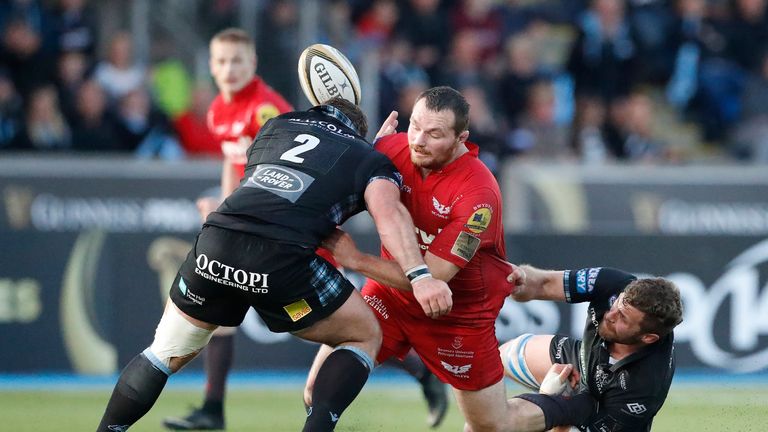 There was criticism of Glasgow's artificial pitch after their game with Scarlets last year