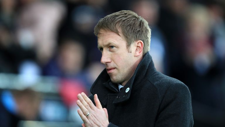 Graham Potter became Brighton's No 1 target after sacking Chris Hughton