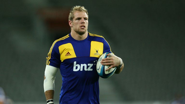 during the Super Rugby round seven match between the Highlanders and the Stormers at Forsyth Barr Stadium on April 7, 2012 in Dunedin, New Zealand.