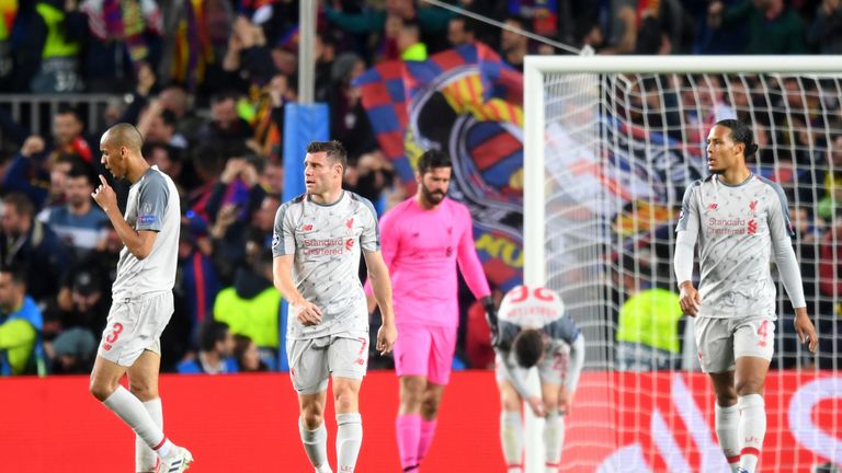 James Milner insists Liverpool will bounce back from their Champions League defeat at Barcelona