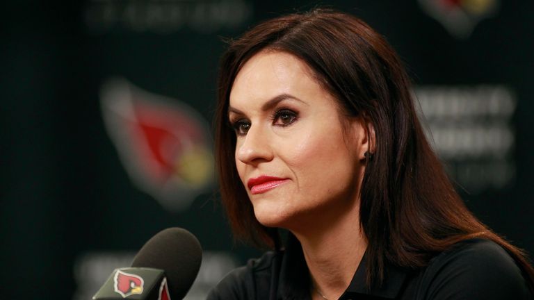 Jen Welter became the first female coach in the NFL when hired by the Arizona Cardinals in 2015