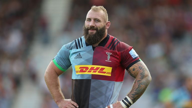 Joe Marler in action for Harlequins