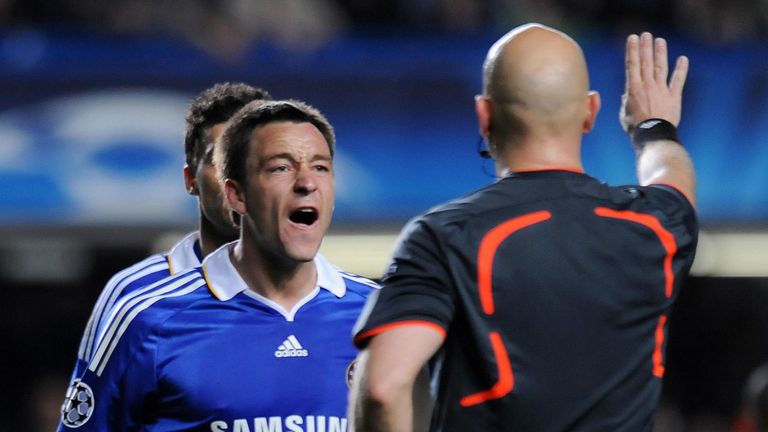 John Terry was left 'astonished' by the referee calls during the semi-final