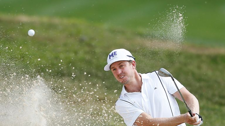 Blixt carded four birdies before holing out for eagle from the fairway at the 17th