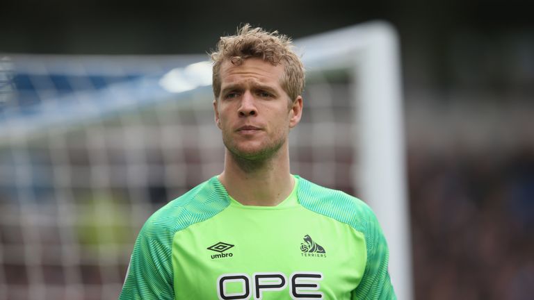 Jonas Lossl will leave Huddersfield this summer