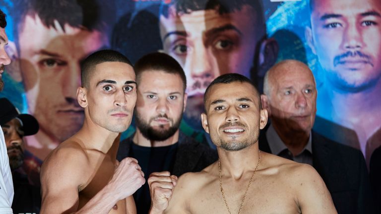 Jordan Gill and Enrique Tinoco ahead of their featherweight showdown