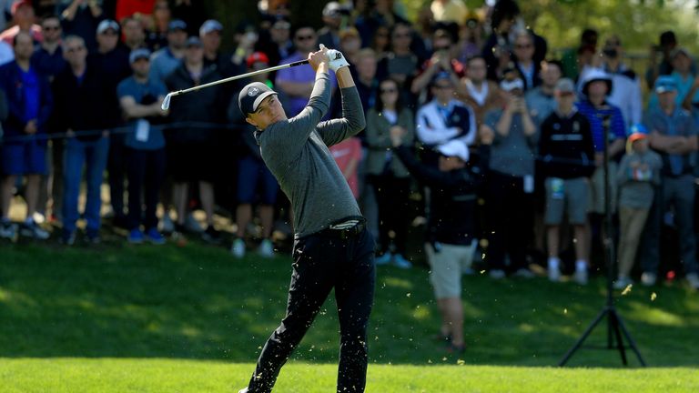 Spieth shot his opening two rounds in the 60s in majors for a fourth time, with the other three occasions resulting in victories