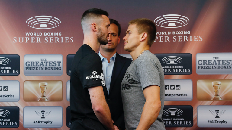 Josh Taylor and Ivan Baranchyk go face-to-face ahead of Saturday's showdown