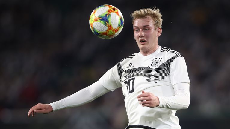 Julian Brandt made his senior debut for Germany in 2016.