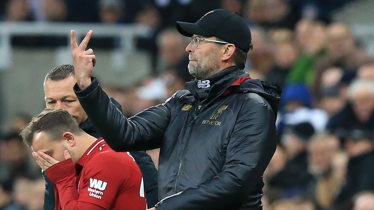 Jurgen Klopp&#39;s side have moved two points clear at the top of the Premier League