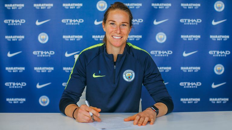 Karen Bardsley signed for Manchester City in 2014 and has won six major trophies for the FA WSL club.