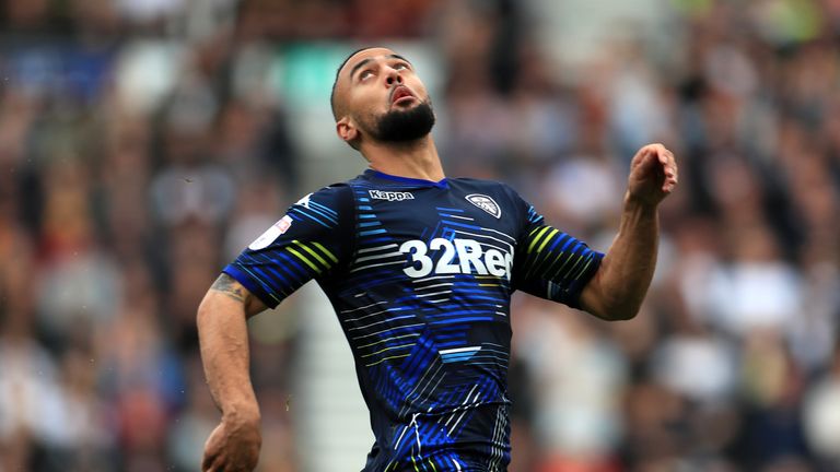 Kemar Roofe has been ruled out of Leeds&#39; play-off second leg against Derby on Wednesday.