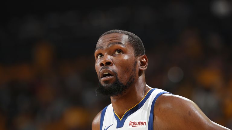 Kevin Durant has not played since injuring his calf in Game 5 of the Western Conference semi-finals against the Houston Rockets on May 8