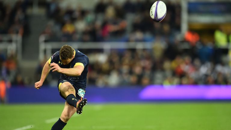 Greig Laidlaw kicked flawlessly after his injury-enforced introduction for Morgan Parra