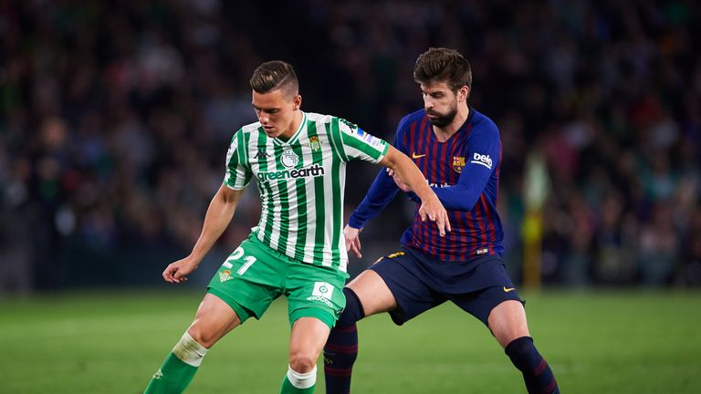 Giovani Lo Celso was on target in Real Betis' 4-3 win at Barcelona back in November