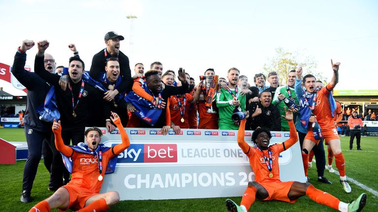 Luton Town are Sky Bet League One champions