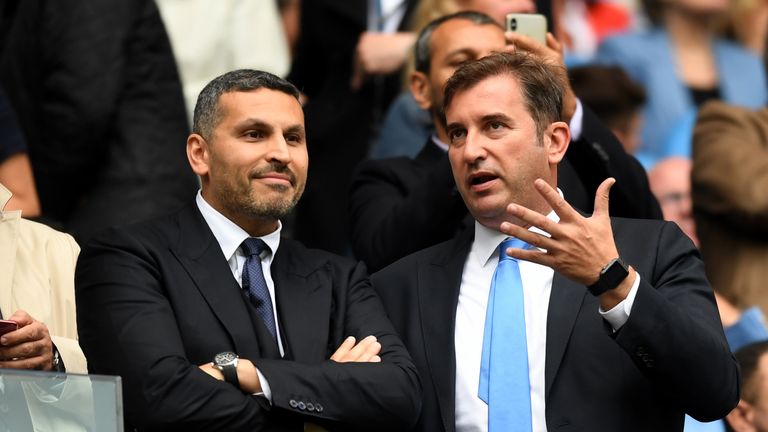  during the Premier League match between Manchester City and Fulham FC at Etihad Stadium on September 15, 2018 in Manchester, United Kingdom.