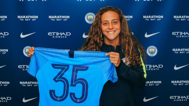 Manchester City Women have signed Bernardo Silva's cousin Matilde Fidalgo on a two-year deal