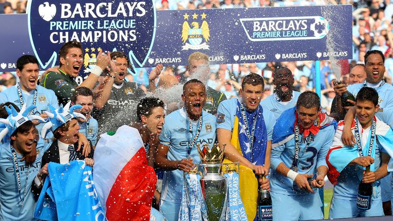 Manchester City Premier League Champions 2011-12