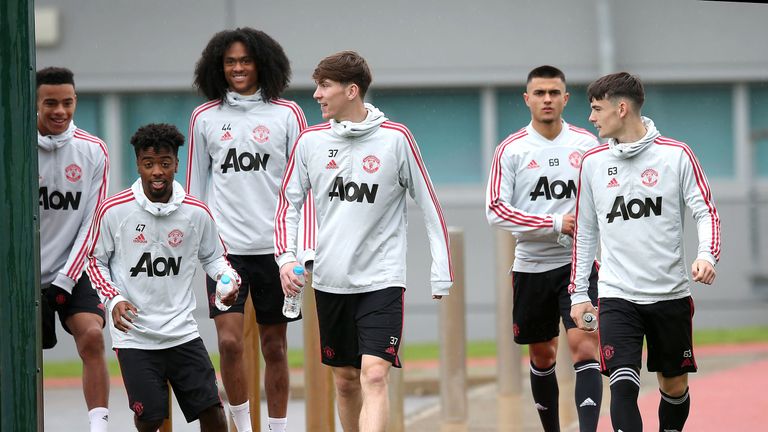 Which Manchester United youngsters could play against Cardiff on Sunday?