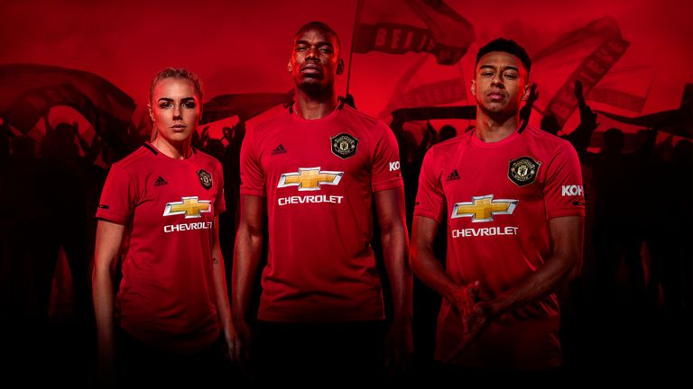 Paul Pogba stars in Manchester United's new kit campaign, alongside Alex Greenwood and Jesse Lingard