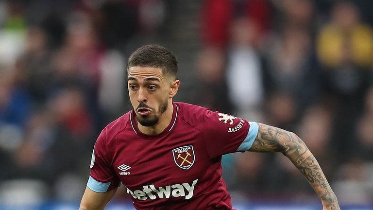 Manuel Lanzini is back in contention for West Ham against Southampton