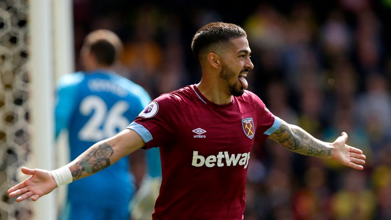 WATFORD, ENGLAND - MAY 12:  during the Premier League match between Watford FC and West Ham United at Vicarage Road on May 12, 2019 in Watford, United Kingdom. (Photo by Henry Browne/Getty Images) *** Local Caption ***