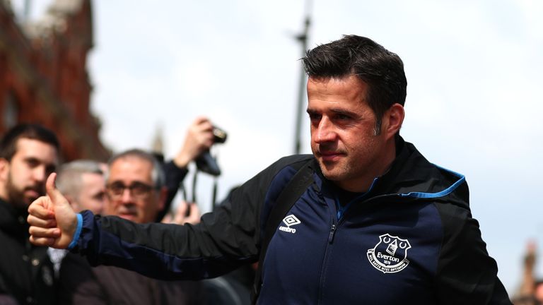 Marco Silva has led Everton to four wins in their last six Premier League matches