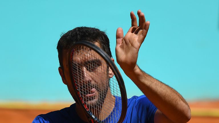 Marin Cilic was forced to miss his clash against Novak Djokovic due to food poisoning