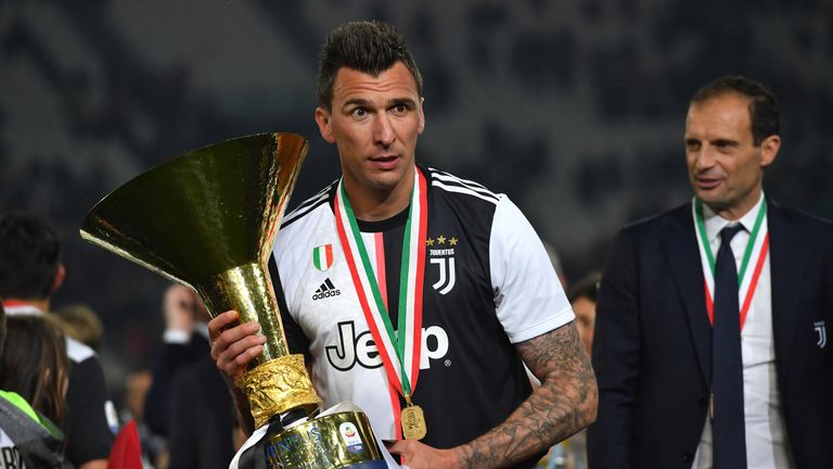 Juventus striker Mario Mandzukic is a transfer target for Borussia Dortmund