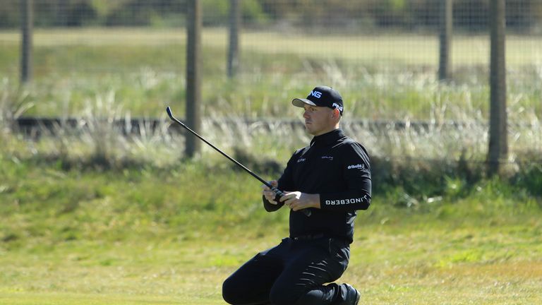 Matt Wallace during the final round of the British Masters