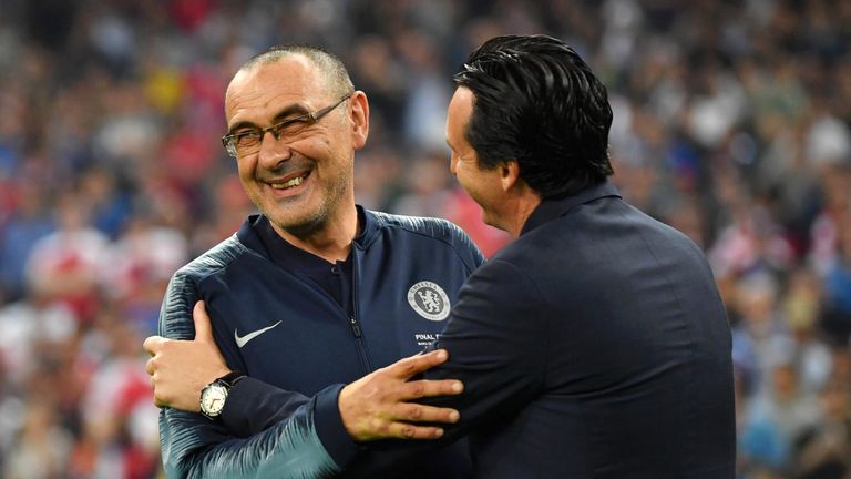 Maurizio Sarri has been linked with the vacant post as Juventus manager