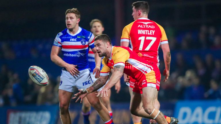 Catalans' Michael McIlorum was sin-binned in the first half and then sent off late on